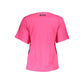 Cavalli Class Pink Cotton Women T-Shirt