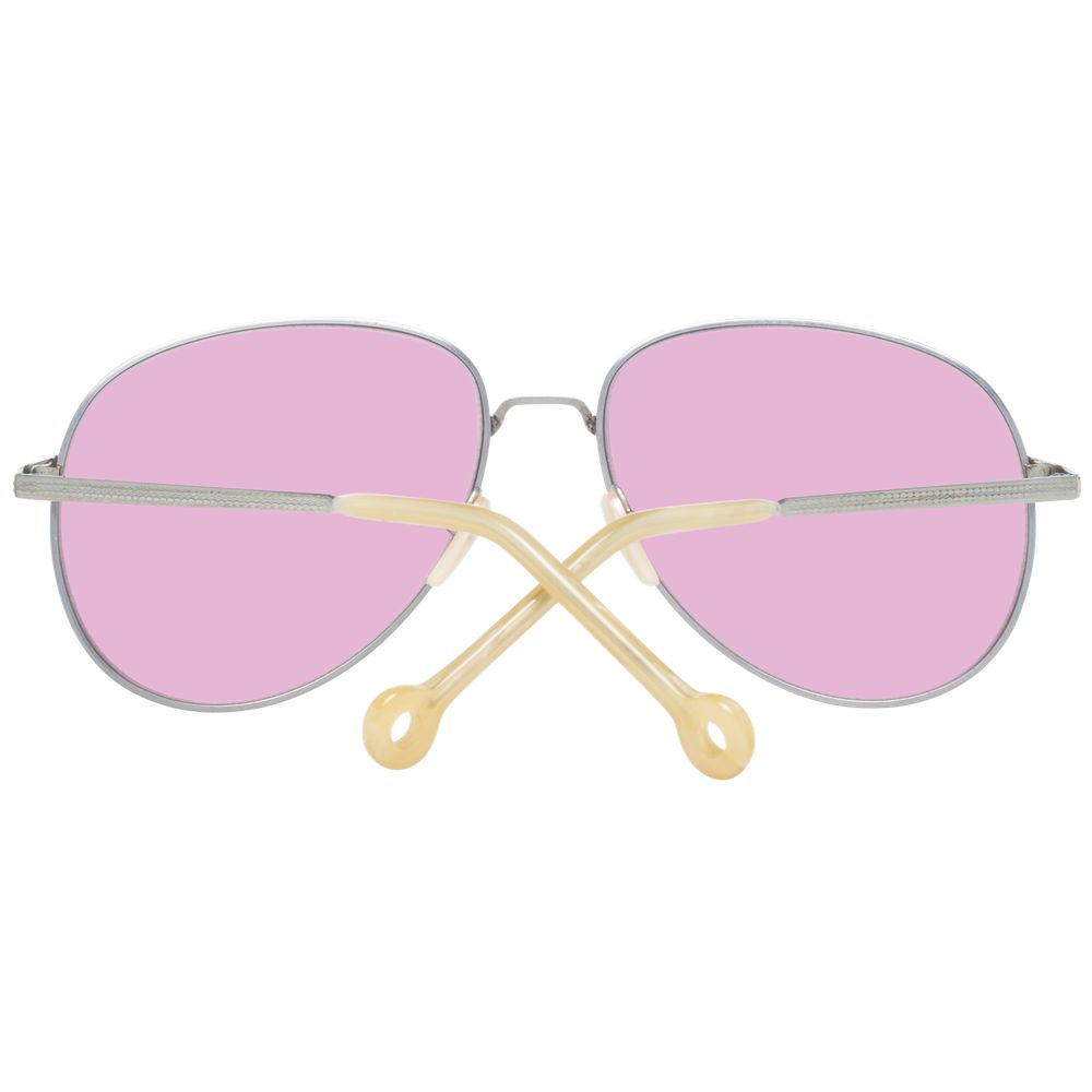 Hally & Son Gold Unisex Sunglasses