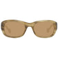 Hally & Son Brown Unisex Sunglasses