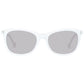 Hally & Son White Women Sunglasses