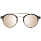 Hally & Son Brown Unisex Sunglasses