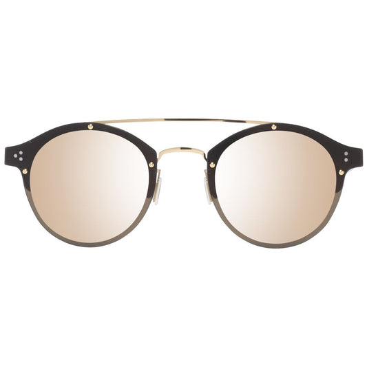 Hally & Son Brown Unisex Sunglasses