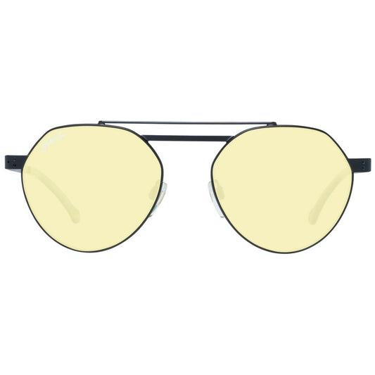 Hally & Son Black Unisex Sunglasses