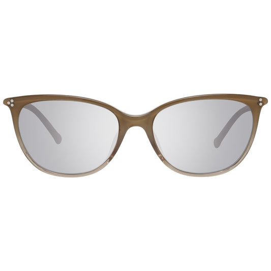 Hally & Son Brown Unisex Sunglasses