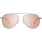 Hally & Son Gray Unisex Sunglasses