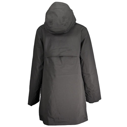 K-WAY Black Polyester Jackets & Coat