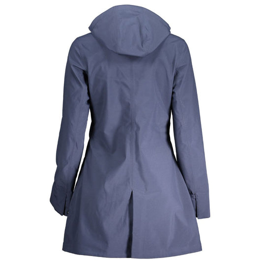 K-WAY Blue Polyester Jackets & Coat