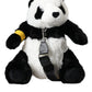 Dolce & Gabbana Black White Eco-Fur Animal Panda Shoulder Bag