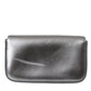 Dolce & Gabbana Metallic Silver Leather DG Girls Napa Shoulder Bag