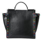 Dolce & Gabbana Black SICILY Leather LED Top Handle Shoulder Bag