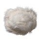 Dolce & Gabbana Off White Acrylic Fur Womens Bucket Hat