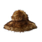 Dolce & Gabbana Brown Modacrylic Faux Fur Bucket Hat