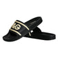 Dolce & Gabbana Black Rubber Sandals Slides Beachwear Shoes