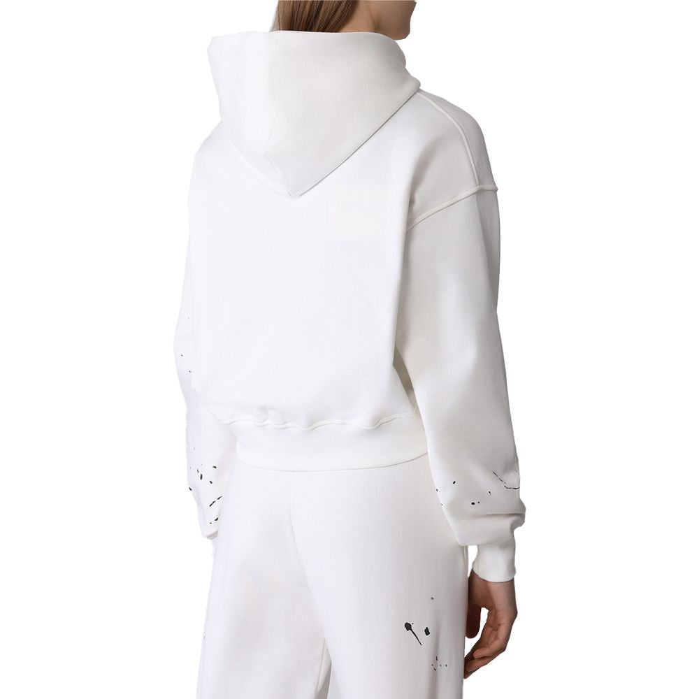 Comme Des Fuckdown White Cotton Sweater