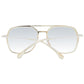 Lozza Beige Unisex Sunglasses