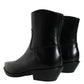 Dolce & Gabbana Black Leather Ankle Boots Booties Shoes