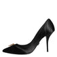 Dolce & Gabbana Black Heart DEVOTION Heels Pumps Shoes