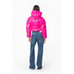 PINKO Fuchsia Nylon Jackets & Coat