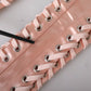 Dolce & Gabbana Pink Acetate Lace Up Fingerless Gloves