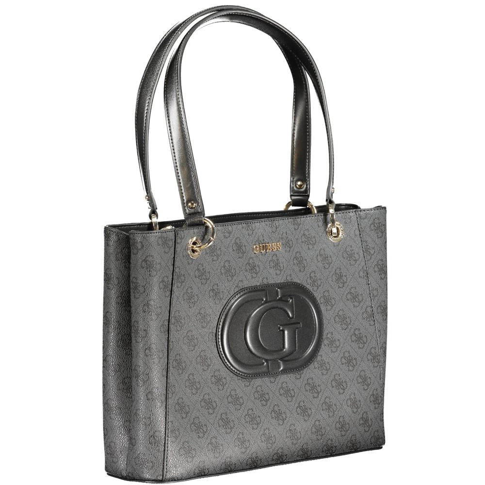 Guess Jeans Gray Polyethylene Handbag