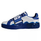 Dolce & Gabbana White Blue Amore Print Leather Sneakers Shoes