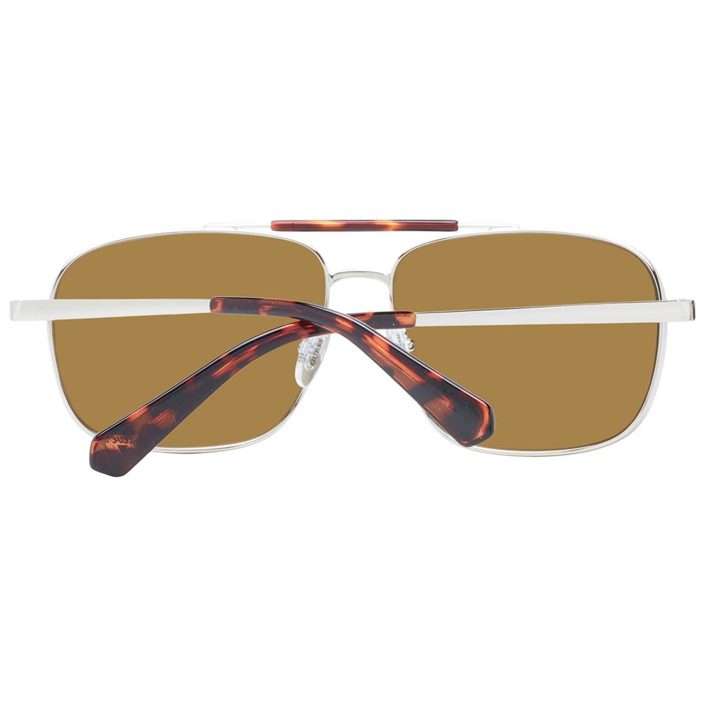 Guess Gold Unisex Sunglasses