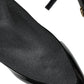 Dolce & Gabbana Black Leather Stilettos Booties Socks Shoes