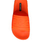 Dolce & Gabbana Orange Rubber Slides Sandals Beachwear Shoes