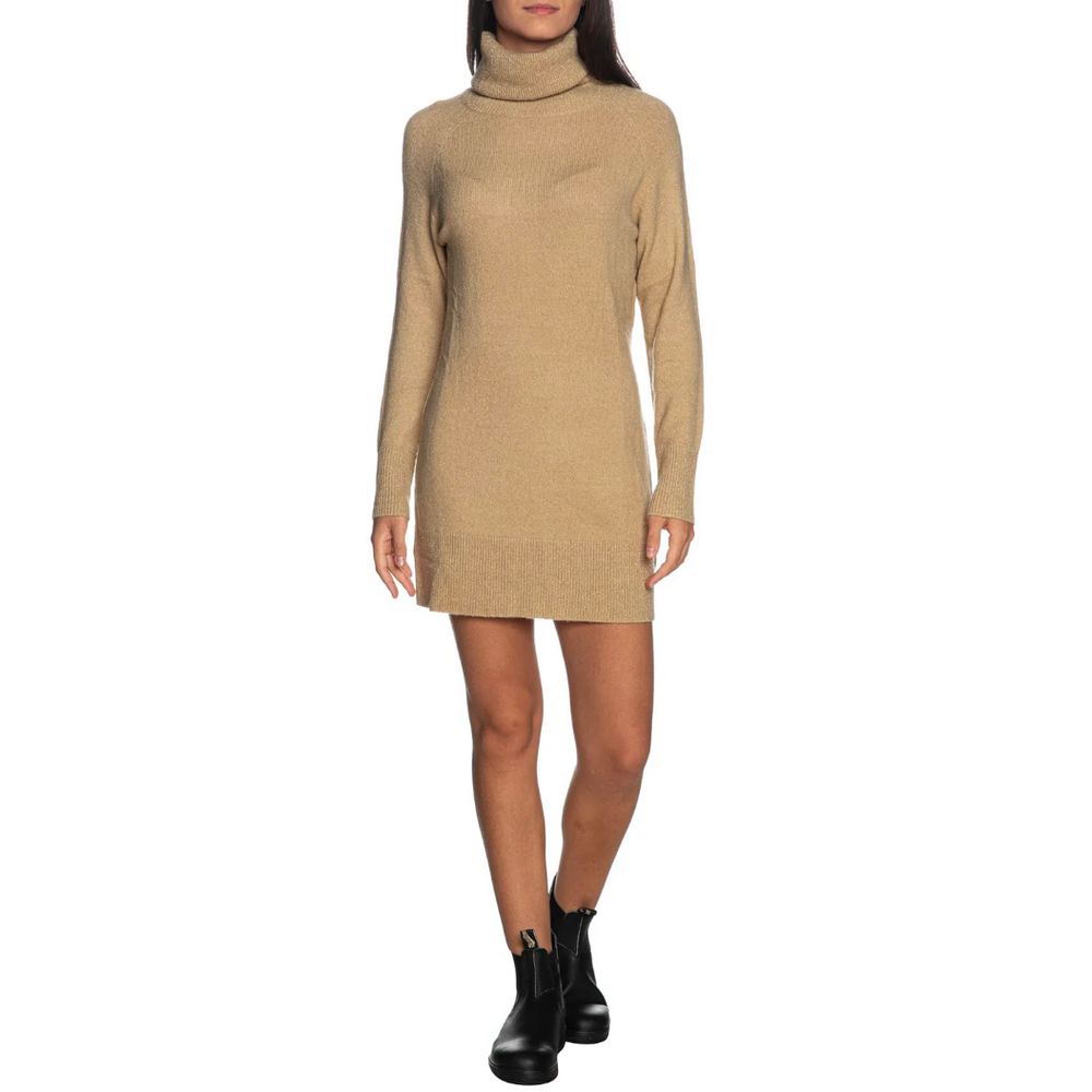 Yes Zee Beige Viscose Dress