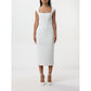 PINKO White Viscose Dress