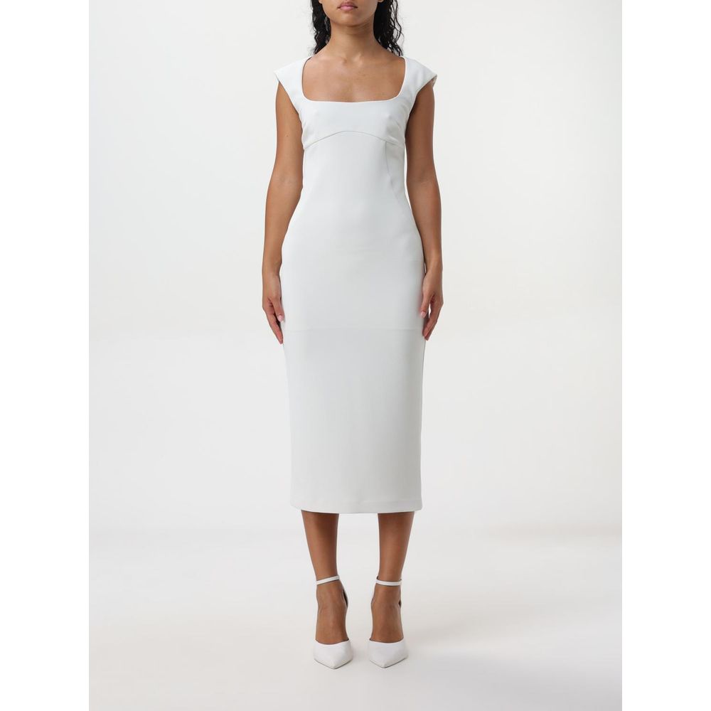 PINKO White Viscose Dress