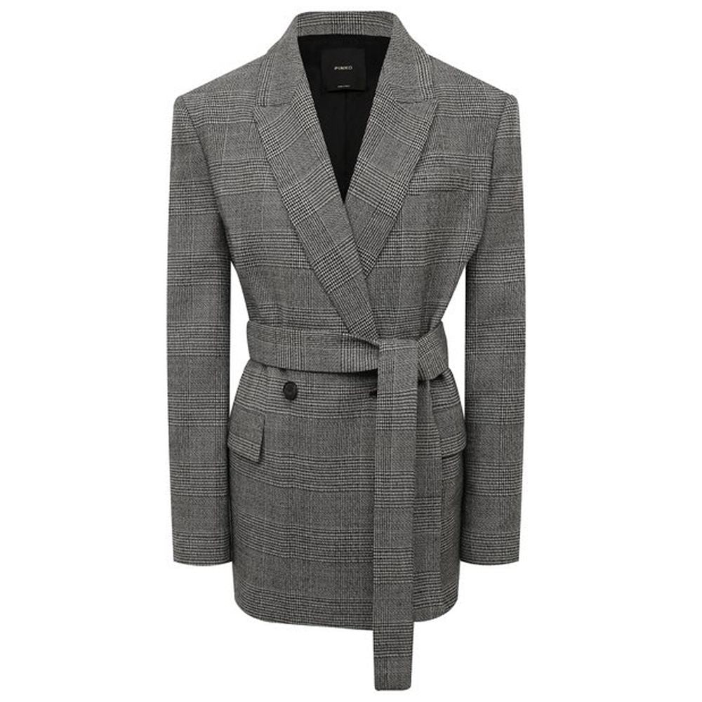 PINKO Black Wool Suits & Blazer