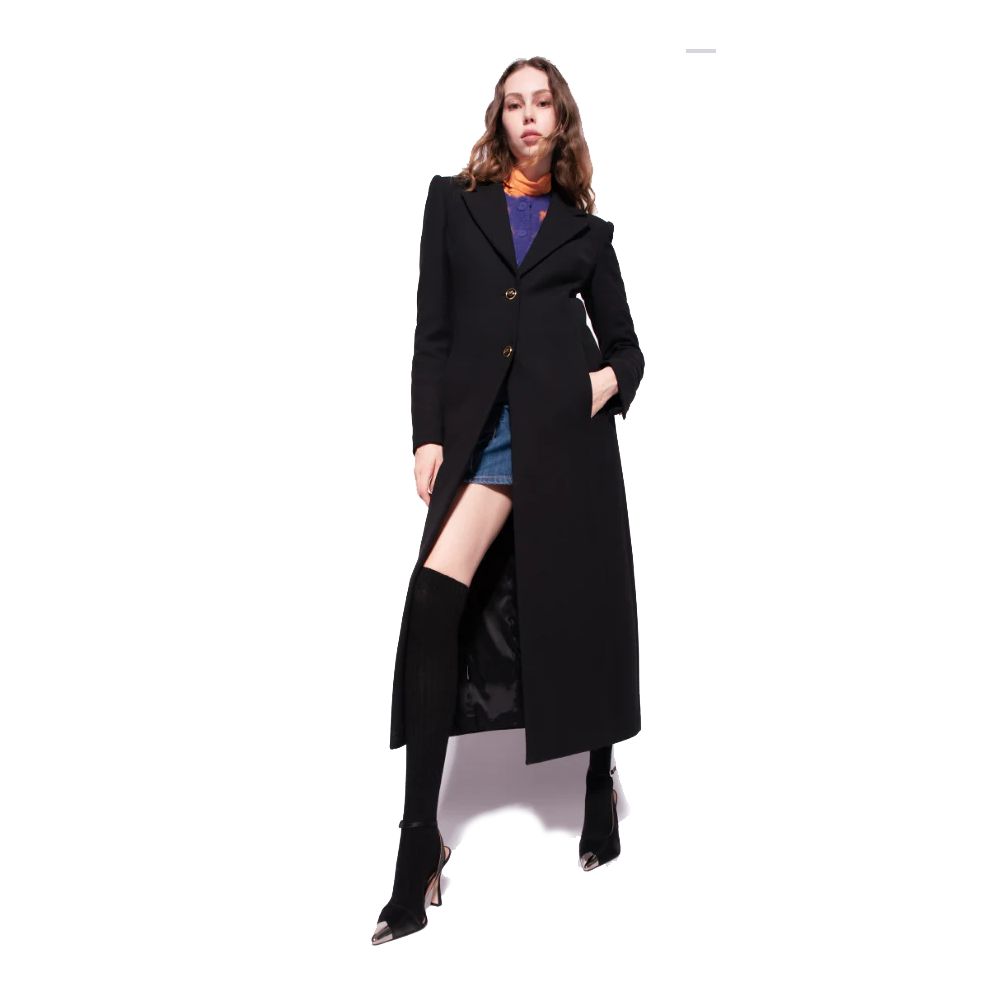 PINKO Black Wool Jackets & Coat