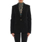 PINKO Black Viscose Suits & Blazer