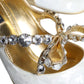 Dolce & Gabbana White Mary Jane Crystal Bow Pearl Pumps Shoes