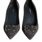 Dolce & Gabbana Gray Amore Suede Bellucci Heels Pumps Shoes