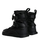 Dolce & Gabbana Black Nylon High Top Sorrento Sneakers Shoes