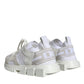 Dolce & Gabbana White Mesh Sorrento Trekking Sneakers Shoes