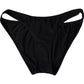 Dolce & Gabbana Black Nylon Swimwear Beachwear Bottom Bikini