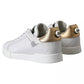 Dolce & Gabbana White Leather Portofino Low Top Sneakers Shoes