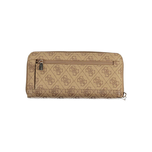 Guess Jeans Beige Polyethylene Wallet