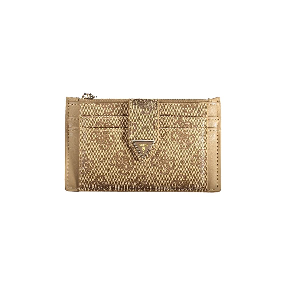 Guess Jeans Beige Polyethylene Wallet