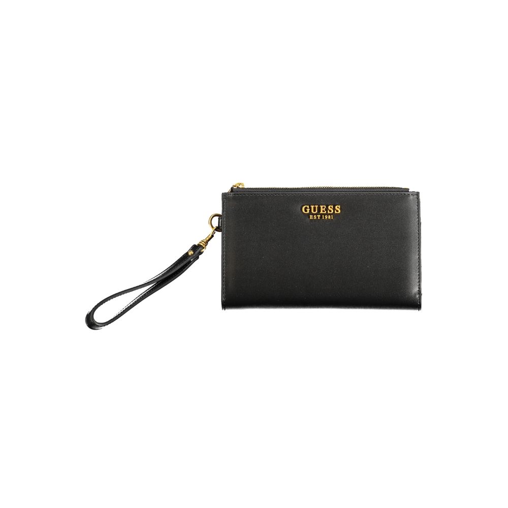 Guess Jeans Black Polyethylene Wallet