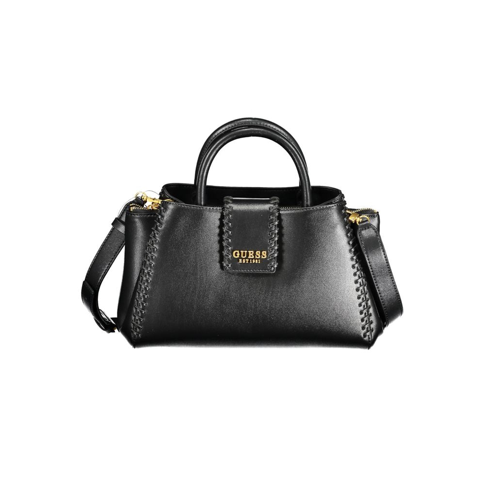 Guess Jeans Black Polyethylene Handbag