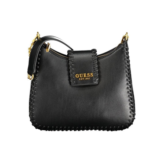 Guess Jeans Black Polyethylene Handbag