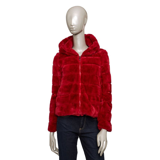 Baldinini Trend Red Polyester Women Jacket