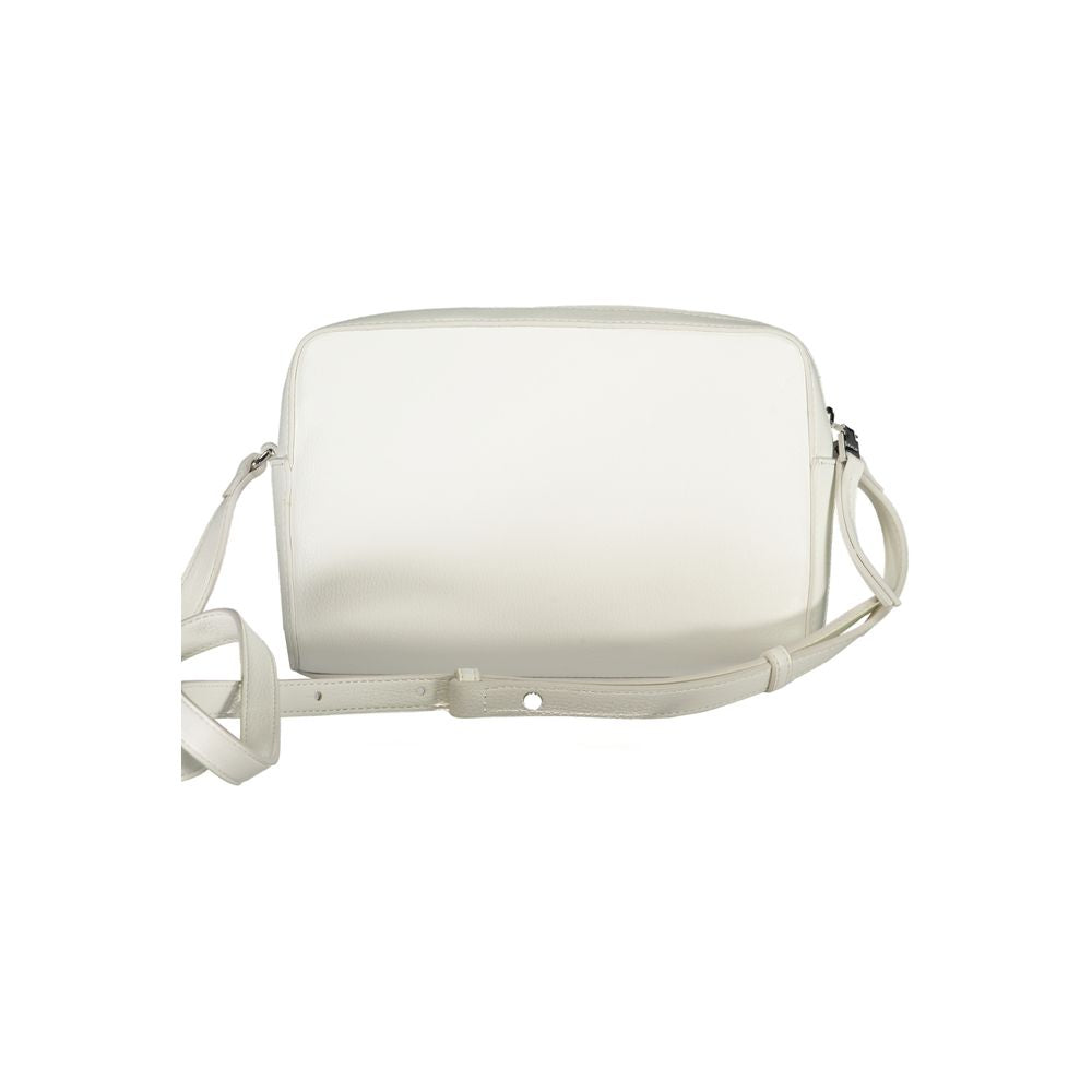 Calvin Klein White Polyethylene Handbag