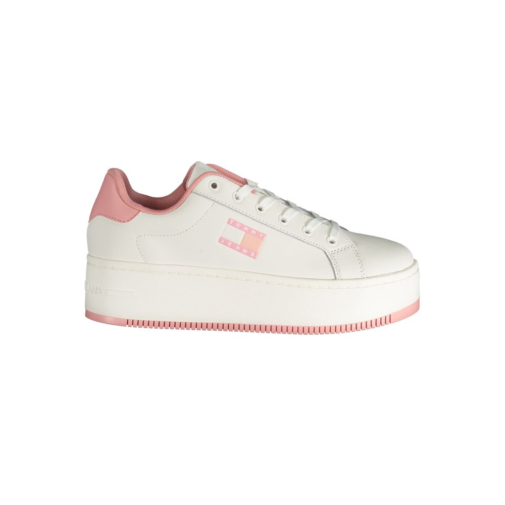 Tommy Hilfiger Pink Polyester Sneaker