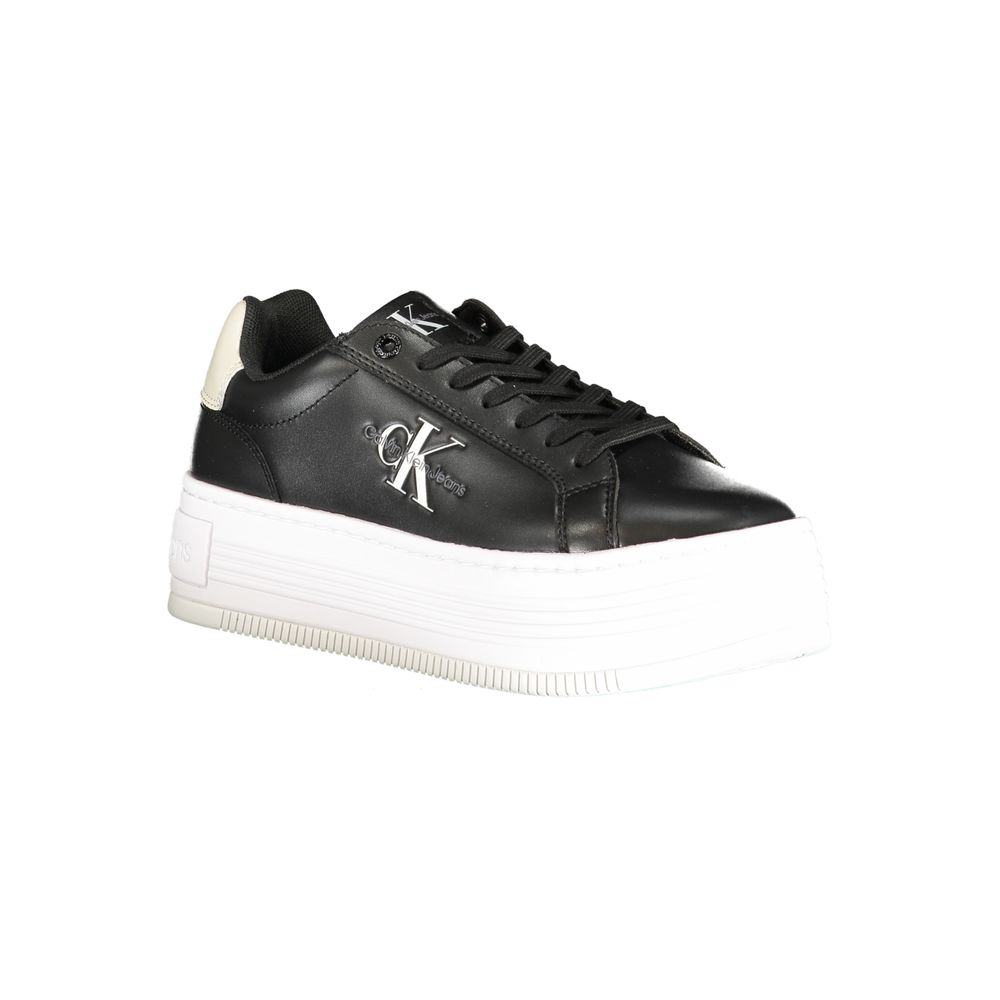 Calvin Klein Black Polyester Sneaker