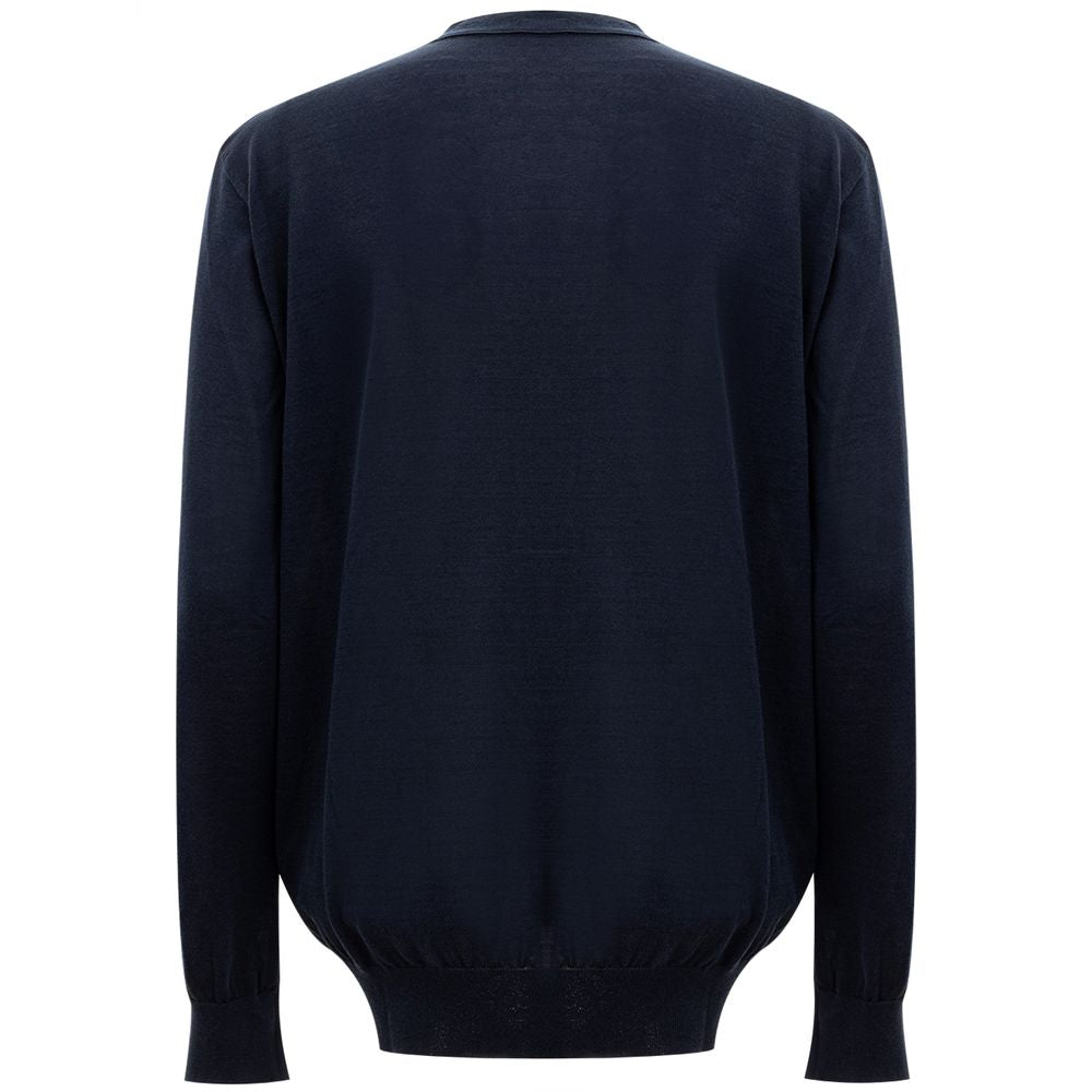 Paul & Shark Blue Cotton Cardigan